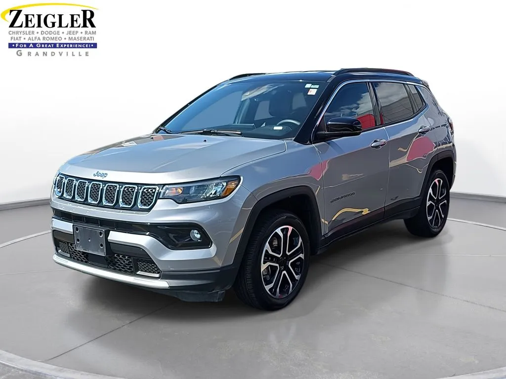 Silver 2023 Jeep Compass Limited for sale in Grandville, MI