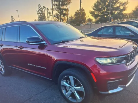 Red 2021 Jeep Grand Cherokee L Limited for sale in Grandville, MI