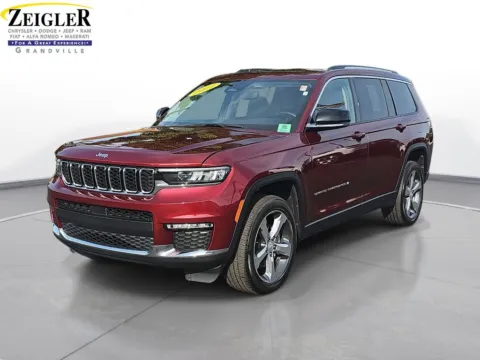 Red 2021 Jeep Grand Cherokee L Limited for sale in Grandville, MI