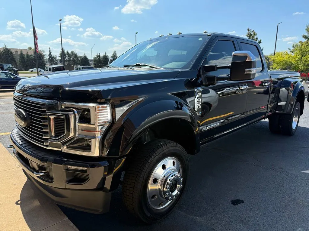 Black 2020 Ford F-450SD Platinum for sale in Grandville, MI