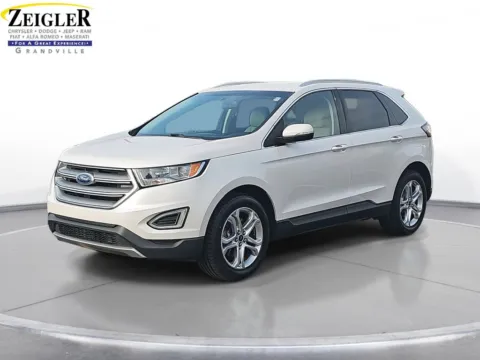 White 2018 Ford Edge Titanium for sale in Grandville, MI
