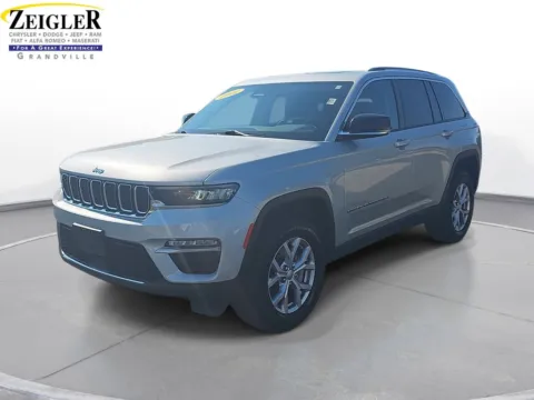 Silver 2022 Jeep Grand Cherokee Limited for sale in Grandville, MI