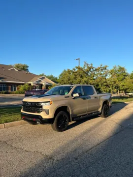 Beige 2022 Chevrolet Silverado 1500 LT Trail Boss for sale in Grandville, MI