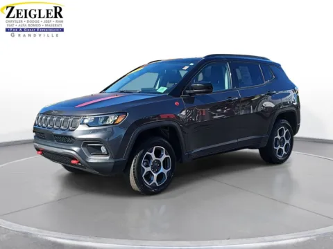 Gray 2022 Jeep Compass Trailhawk for sale in Grandville, MI