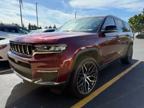 Red 2021 Jeep Grand Cherokee L Limited for sale in Grandville, MI