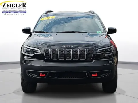 Photos of 2022 Jeep Cherokee Trailhawk for sale in Grandville, MI at Zeigler Chrysler Dodge Jeep Ram of Grandville