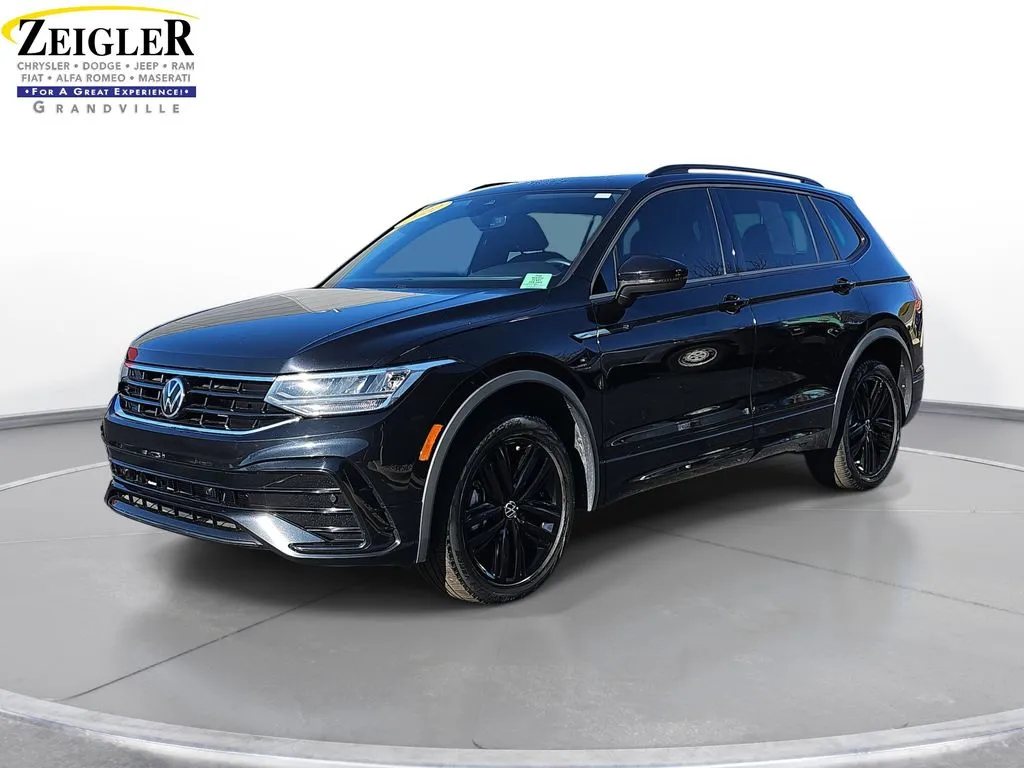 Black 2022 Volkswagen Tiguan 2.0T SE R-Line Black for sale in Grandville, MI
