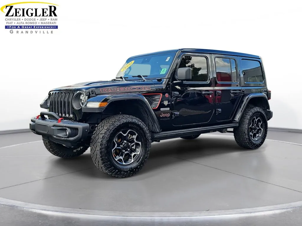 Black 2020 Jeep Wrangler Unlimited Rubicon for sale in Grandville, MI
