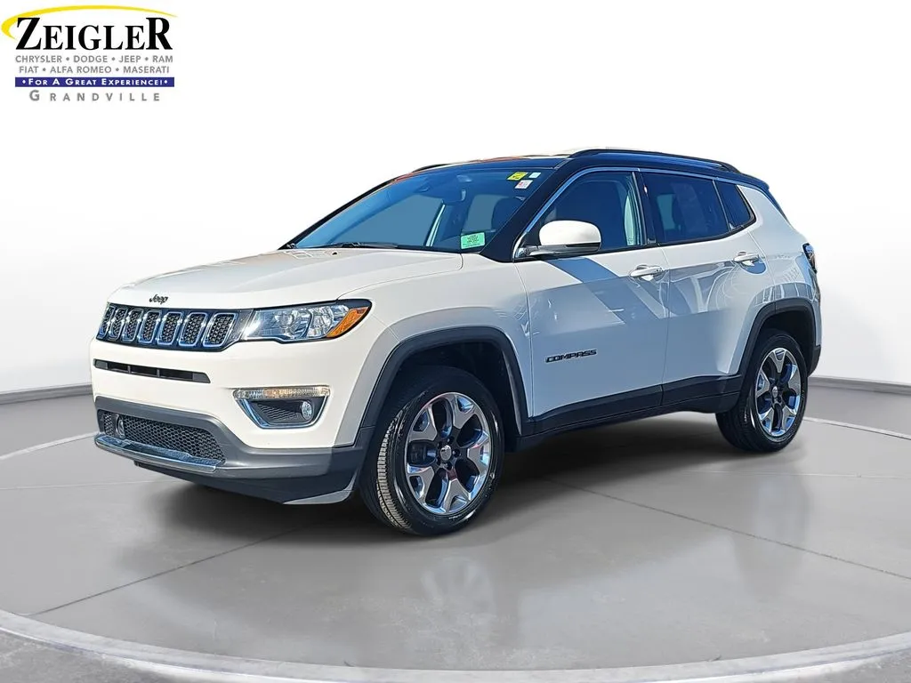 White 2021 Jeep Compass Limited for sale in Grandville, MI