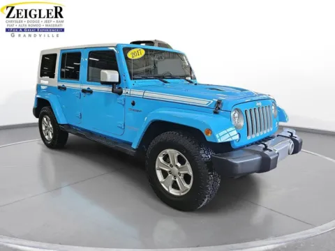 Another view of 2017 Jeep Wrangler Unlimited Sahara for sale in Grandville, MI at Zeigler Chrysler Dodge Jeep Ram of Grandville