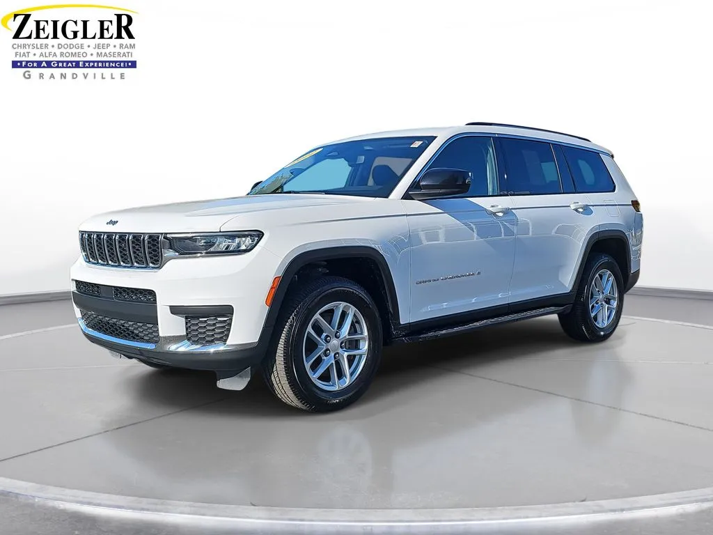 White 2022 Jeep Grand Cherokee L Laredo for sale in Grandville, MI