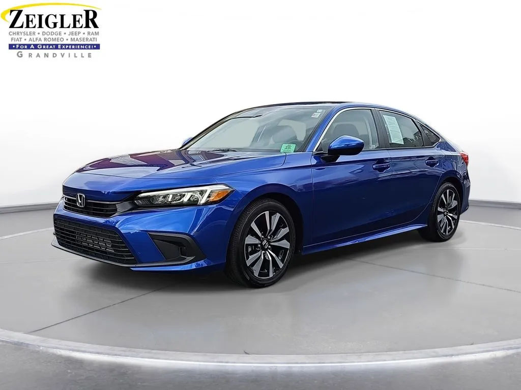 Blue 2023 Honda Civic EX for sale in Grandville, MI