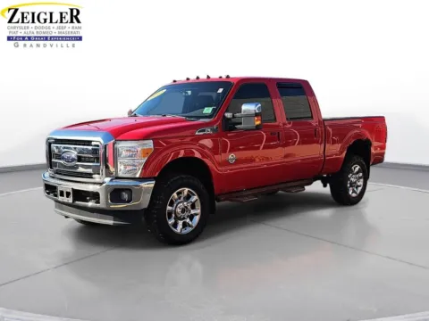 Red 2012 Ford F-350SD Lariat for sale in Grandville, MI