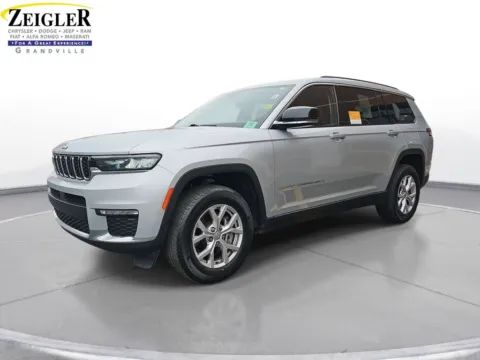 Silver 2021 Jeep Grand Cherokee L Limited for sale in Grandville, MI