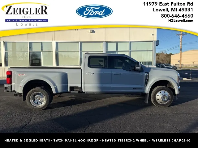 Gray 2025 Ford F-450SD Lariat for sale in Lowell, MI
