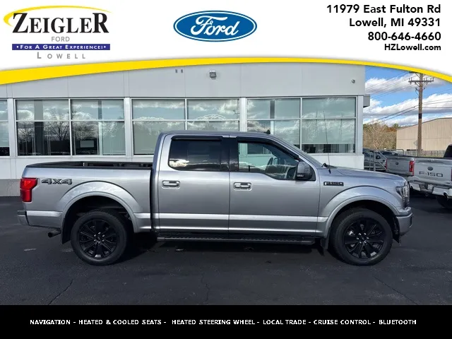 Silver 2020 Ford F-150 Lariat for sale in Lowell, MI