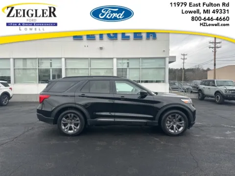 Black 2023 Ford Explorer XLT for sale in Lowell, MI