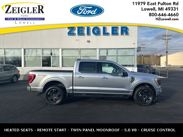 Silver 2022 Ford F-150 XLT for sale in Lowell, MI