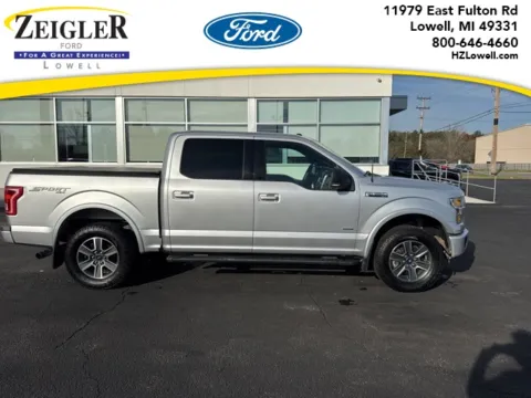 Silver 2016 Ford F-150 XLT for sale in Lowell, MI