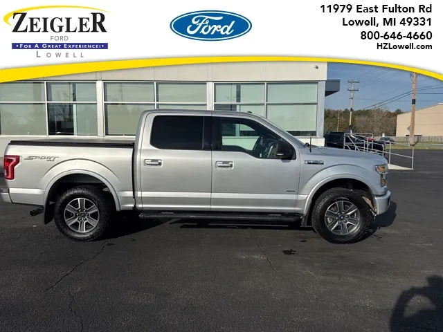 Silver 2016 Ford F-150 XLT for sale in Lowell, MI