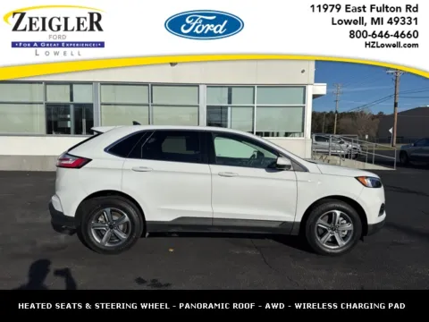 White 2024 Ford Edge SEL for sale in Lowell, MI