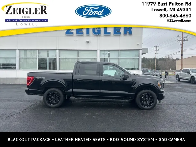 Black 2023 Ford F-150 XLT for sale in Lowell, MI