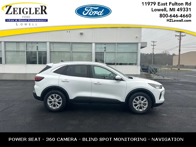 White 2023 Ford Escape Active for sale in Lowell, MI