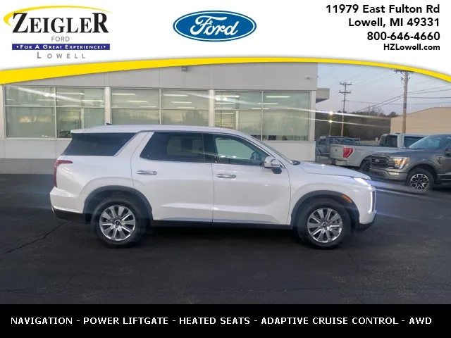 White 2025 Hyundai Palisade SEL for sale in Lowell, MI