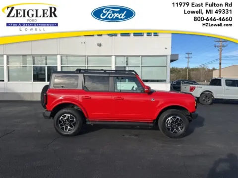 Red 2024 Ford Bronco Outer Banks for sale in Lowell, MI