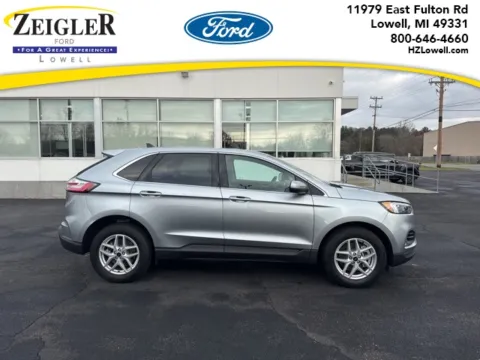 Silver 2024 Ford Edge SEL for sale in Lowell, MI
