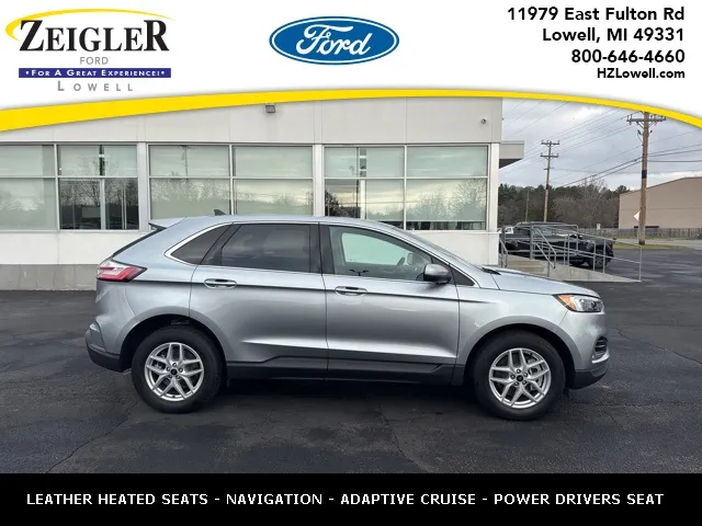 Silver 2024 Ford Edge SEL for sale in Lowell, MI