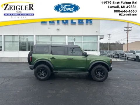 Green 2023 Ford Bronco Wildtrak for sale in Lowell, MI