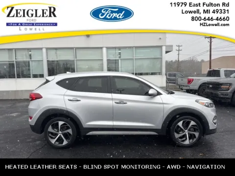 Silver 2017 Hyundai Tucson Limited for sale in Lowell, MI