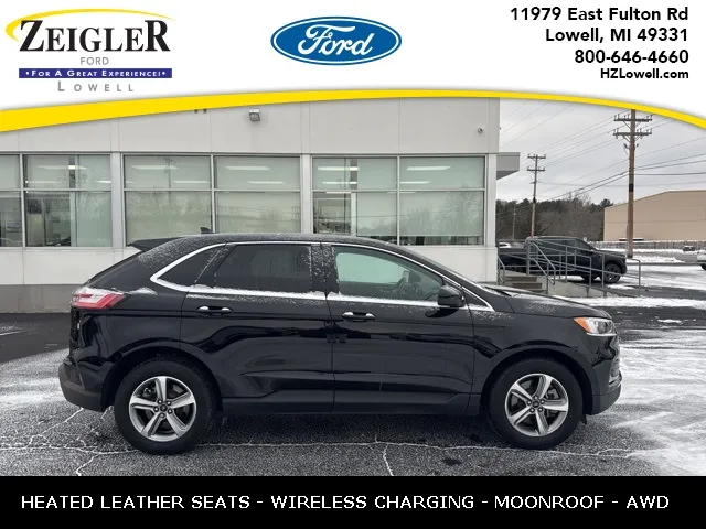 Black 2024 Ford Edge SEL for sale in Lowell, MI