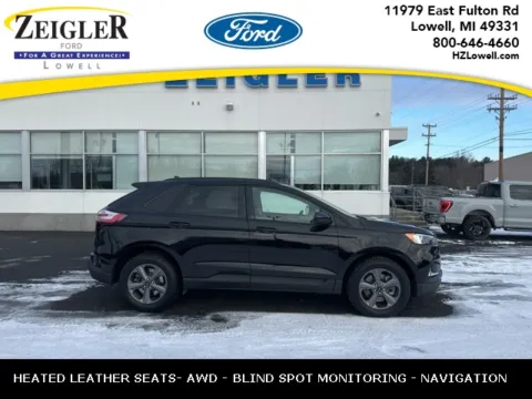Black 2024 Ford Edge SEL for sale in Lowell, MI