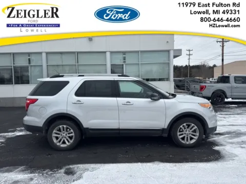 Silver 2012 Ford Explorer XLT for sale in Lowell, MI