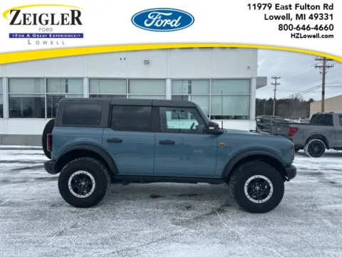 Blue 2023 Ford Bronco Badlands for sale in Lowell, MI
