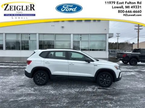 White 2024 Volkswagen Taos 1.5T S for sale in Lowell, MI