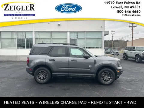 Gray 2022 Ford Bronco Sport Big Bend for sale in Lowell, MI