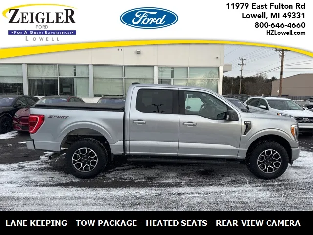 Silver 2023 Ford F-150 XLT for sale in Lowell, MI