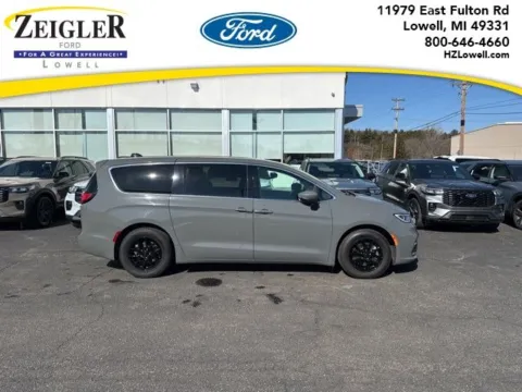 Gray 2023 Chrysler Pacifica Touring L for sale in Lowell, MI