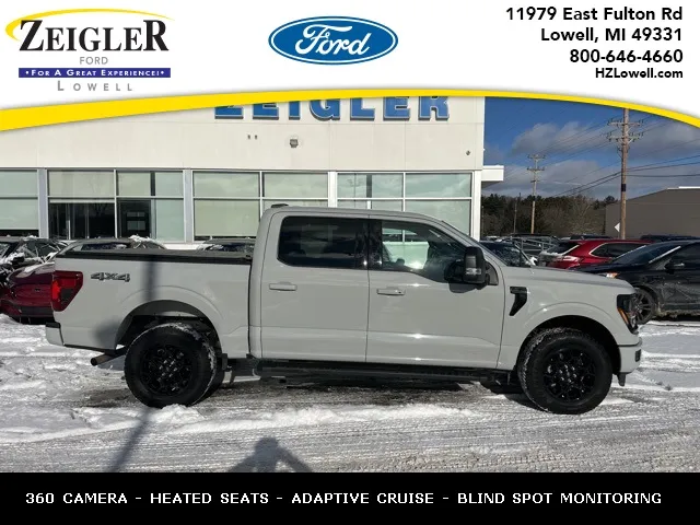 Gray 2024 Ford F-150 XLT for sale in Lowell, MI