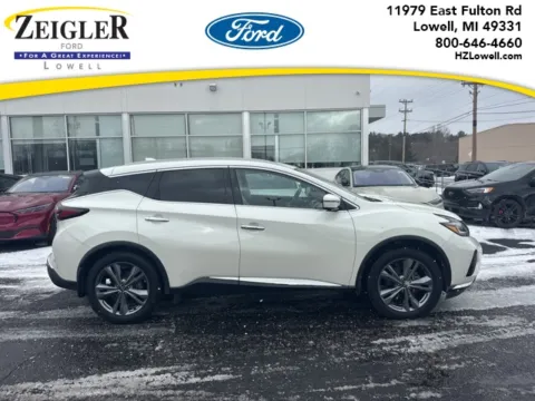 White 2023 Nissan Murano Platinum for sale in Lowell, MI