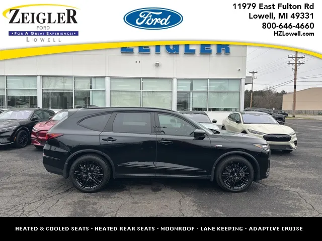 Black 2025 Acura MDX A-Spec Advance Package for sale in Lowell, MI