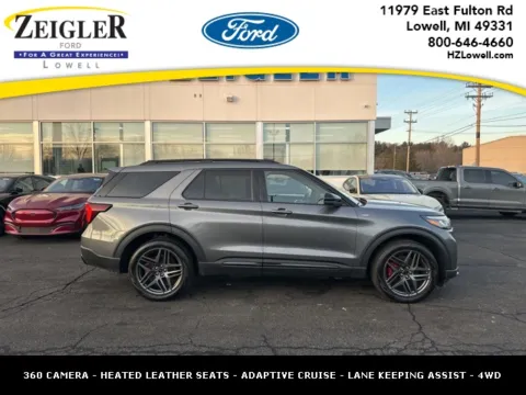 Gray 2025 Ford Explorer ST-Line for sale in Lowell, MI