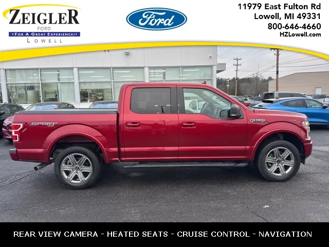 Red 2018 Ford F-150 XLT for sale in Lowell, MI