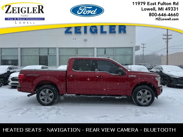 Red 2018 Ford F-150 XLT for sale in Lowell, MI