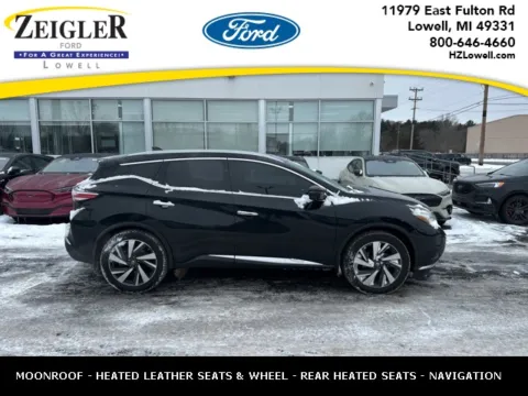 Black 2016 Nissan Murano Platinum for sale in Lowell, MI