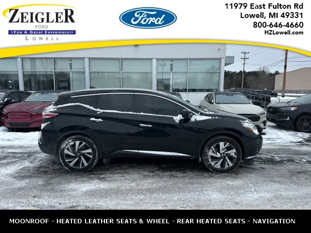 Black 2016 Nissan Murano Platinum for sale in Lowell, MI