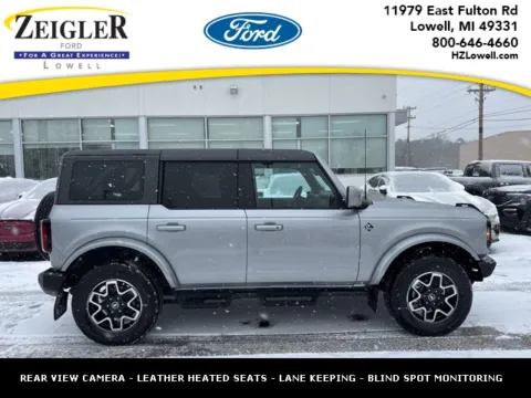 Silver 2023 Ford Bronco Outer Banks for sale in Lowell, MI